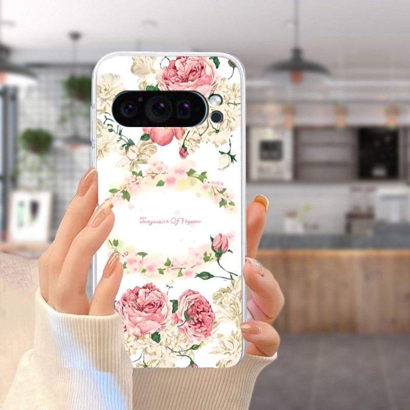 Coque Google Pixel 9 Fleurs Liberty