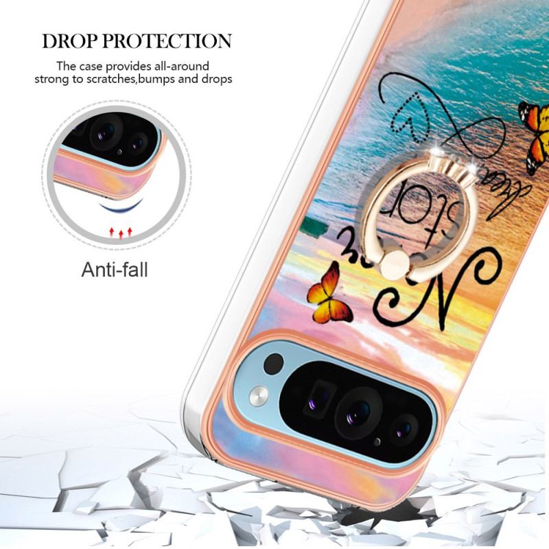 Coque Google Pixel 9 / Pixel 9 Pro Anneau-Support Never Stop Dreaming