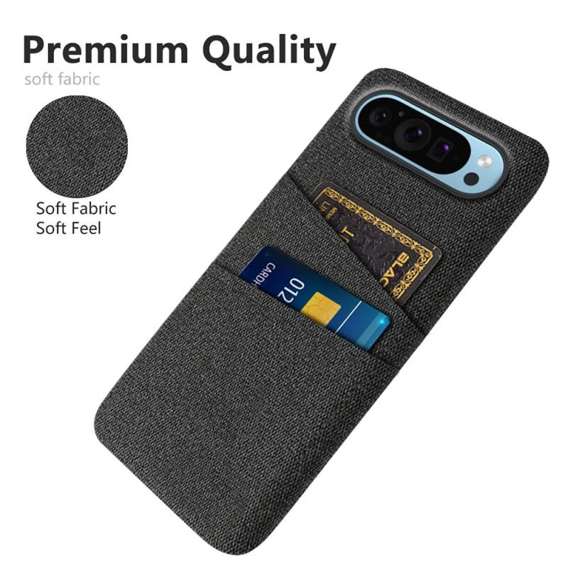 Coque Google Pixel 9 / Pixel 9 Pro Tissu Porte-Cartes