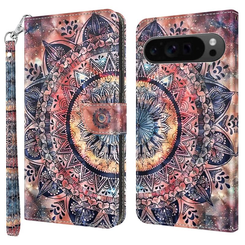 Housse Google Pixel 9 / Pixel 9 Pro Mandala Coloré à Lanière