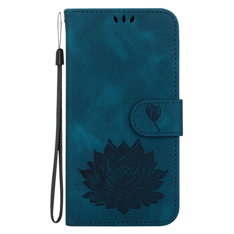 Housse Google Pixel 9 / 9 Pro Motif Lotus et Lanière