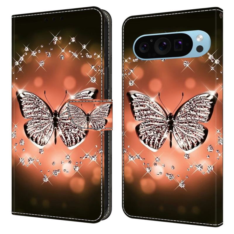 Housse Google Pixel 9 / Pixel 9 Pro Papillon de Cristal