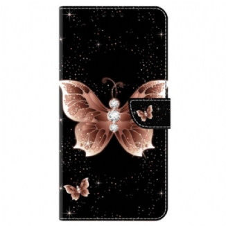 Housse Google Pixel 9 / Pixel 9 Pro Papillon Diamant Rose