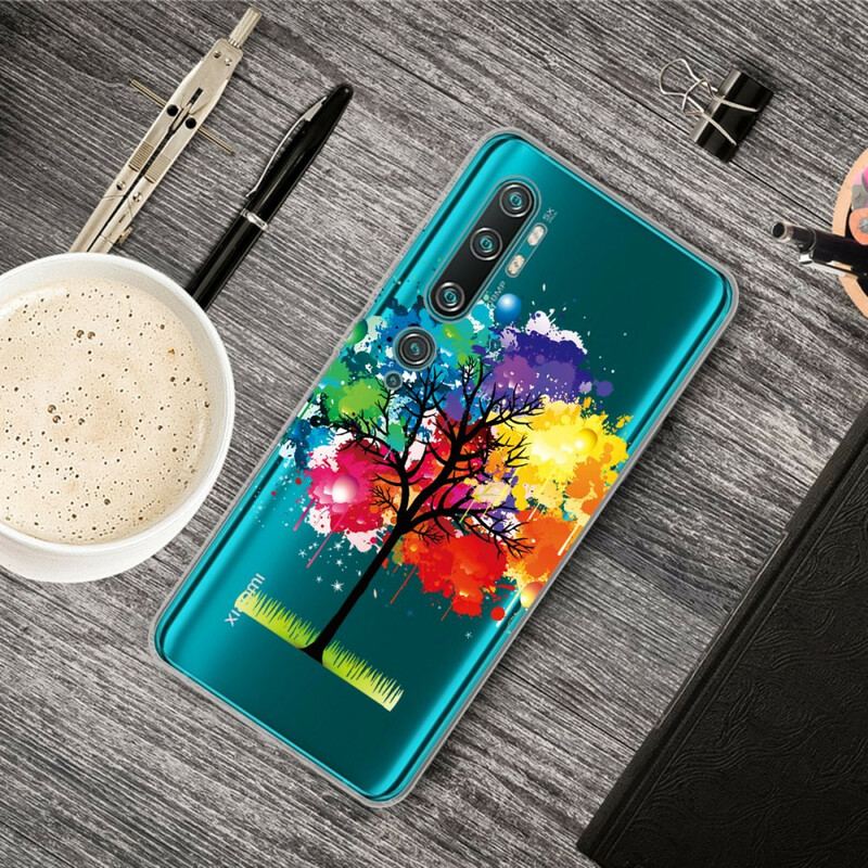 Coque Xaiomi Mi Note 10 / Note 10 Pro Transparente Arbre Aquarelle