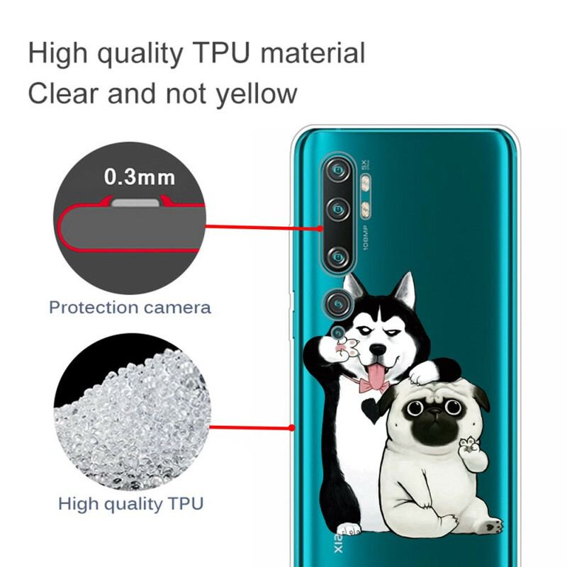 Coque Xiaomi Mi Note 10 / Note 10 Pro Drôles de Chiens