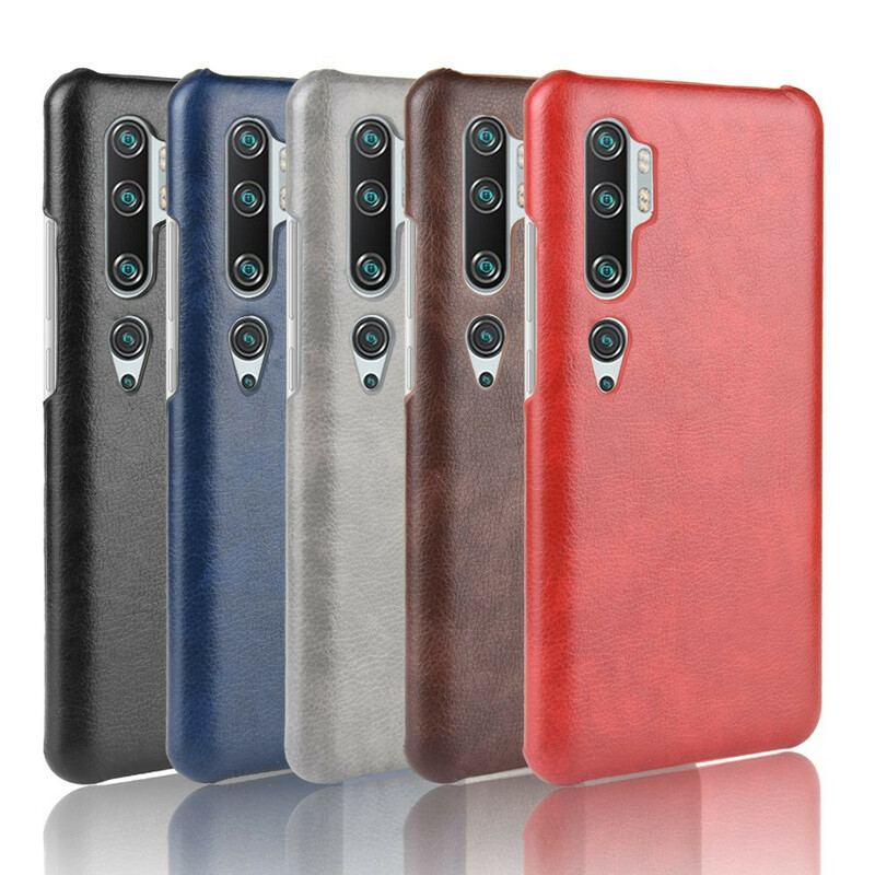 Coque Xiaomi Mi Note 10 / Note 10 Pro Effet Cuir Litchi Performance