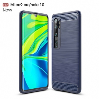 Coque Xiaomi Mi Note 10 / Note 10 Pro Fibre Carbone Brossée