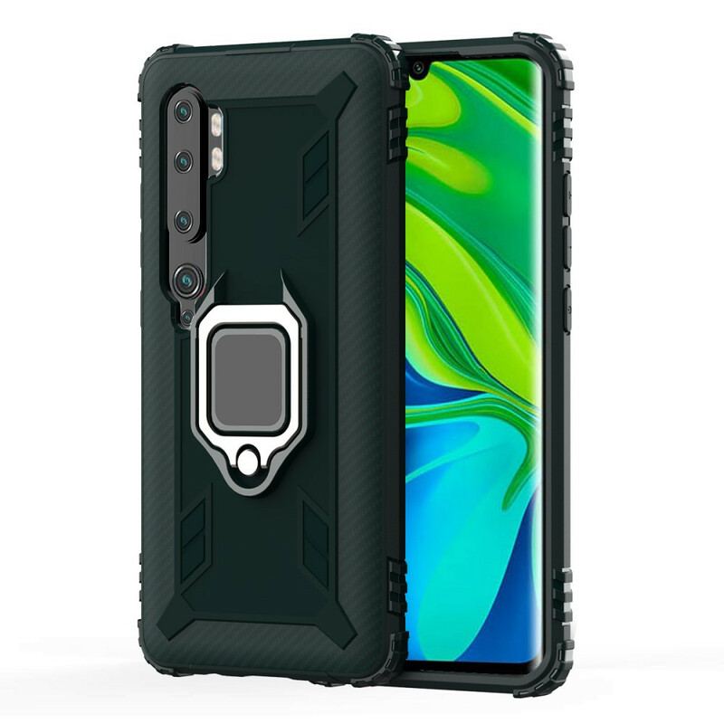 Coque Xiaomi Mi Note 10 / Note 10 Pro Ring et Fibre Carbone