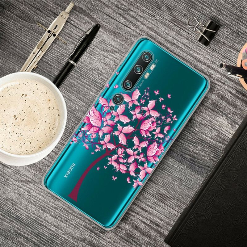 Coque Xiaomi Mi Note 10 / Note 10 Pro Top Arbre Rose