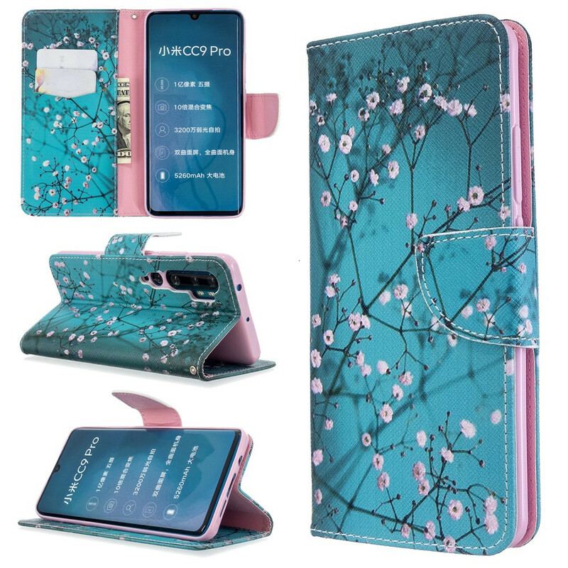 Housse Xiaomi Mi Note 10 / Note 10 Pro Arbre Fleuri