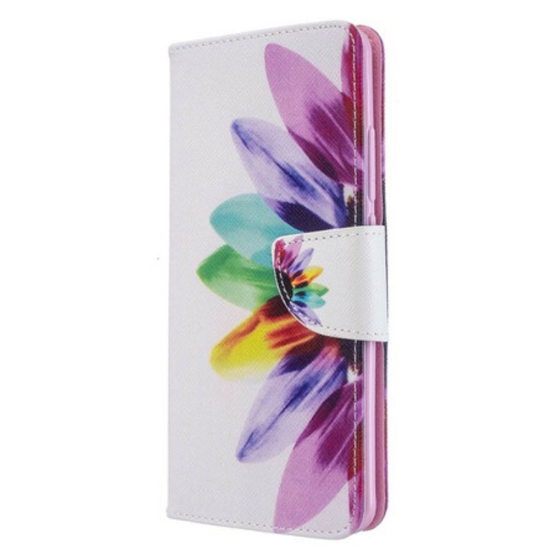 Housse Xiaomi Mi Note 10 / Note 10 Pro Fleur Aquarelle