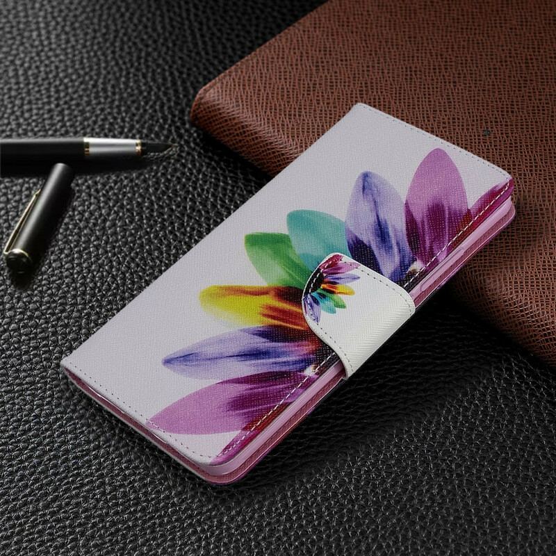 Housse Xiaomi Mi Note 10 / Note 10 Pro Fleur Aquarelle