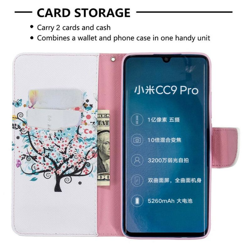 Housse Xiaomi Mi Note 10 / Note 10 Pro Flowered Tree