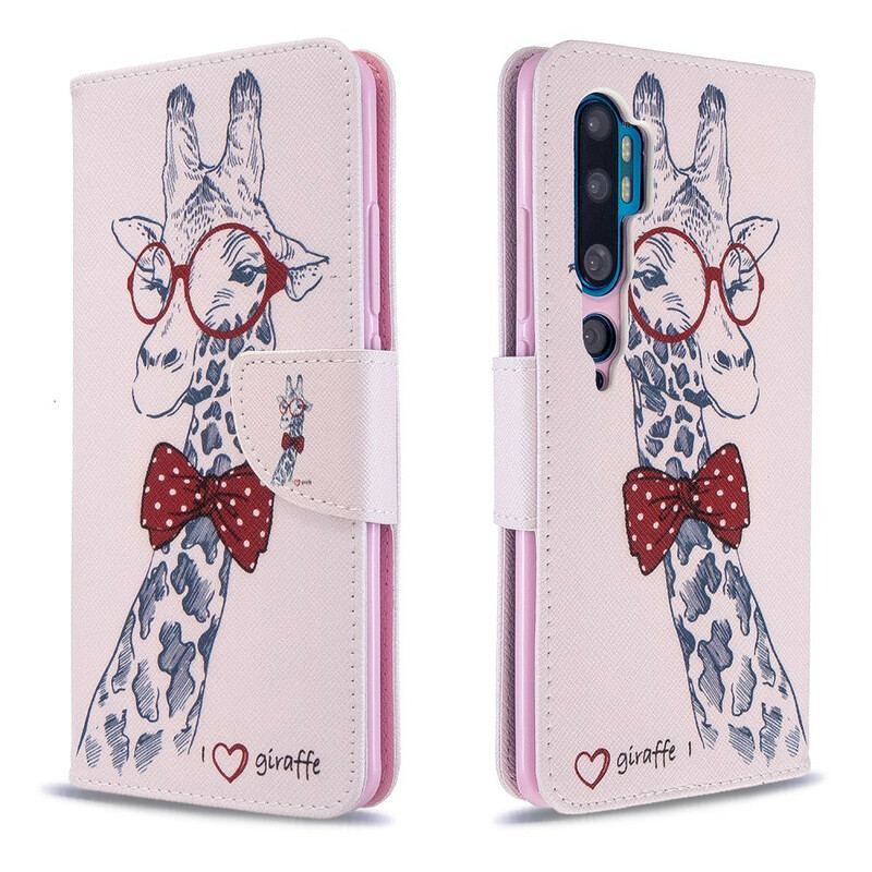 Housse Xiaomi Mi Note 10 / Note 10 Pro Girafe Intello