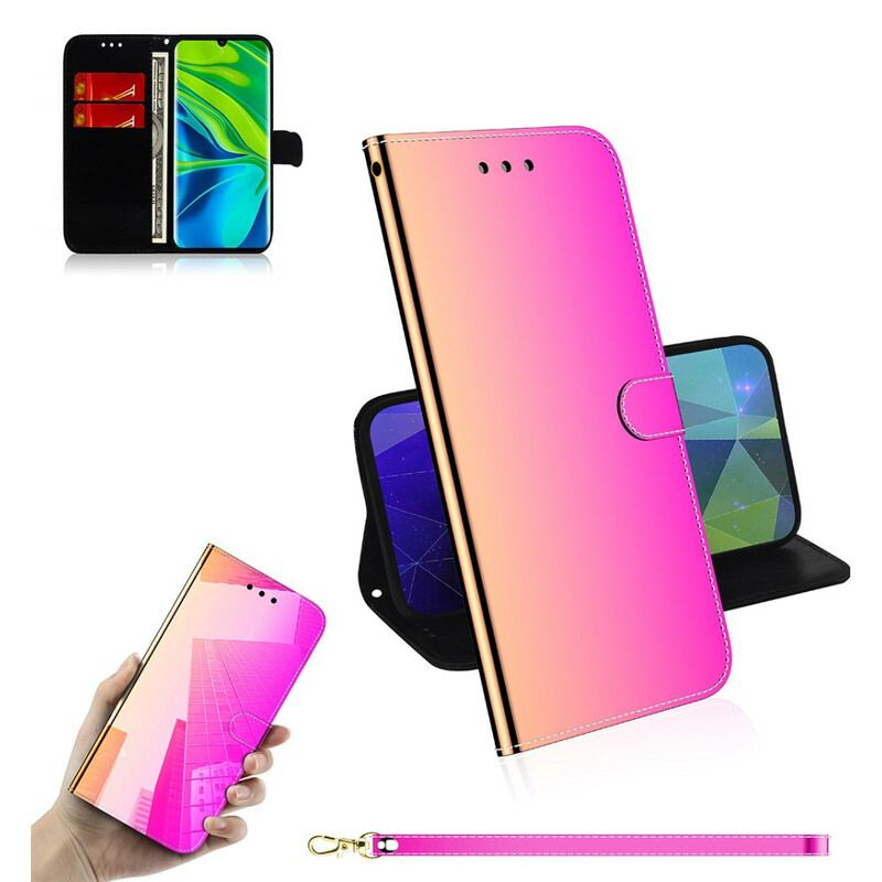 Housse Xiaomi Mi Note 10 / Note 10 Pro Simili Cuir Couverture MIroir