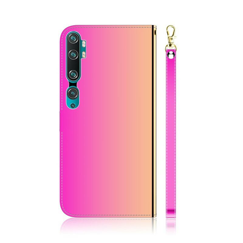 Housse Xiaomi Mi Note 10 / Note 10 Pro Simili Cuir Couverture MIroir