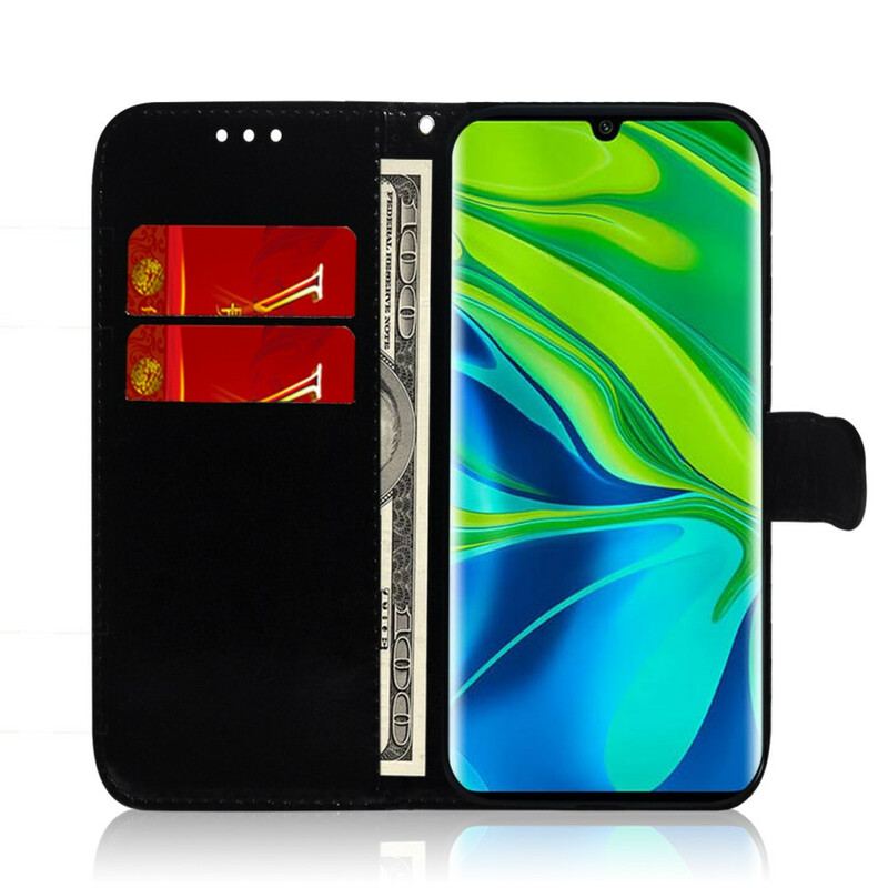 Housse Xiaomi Mi Note 10 / Note 10 Pro Simili Cuir Couverture MIroir