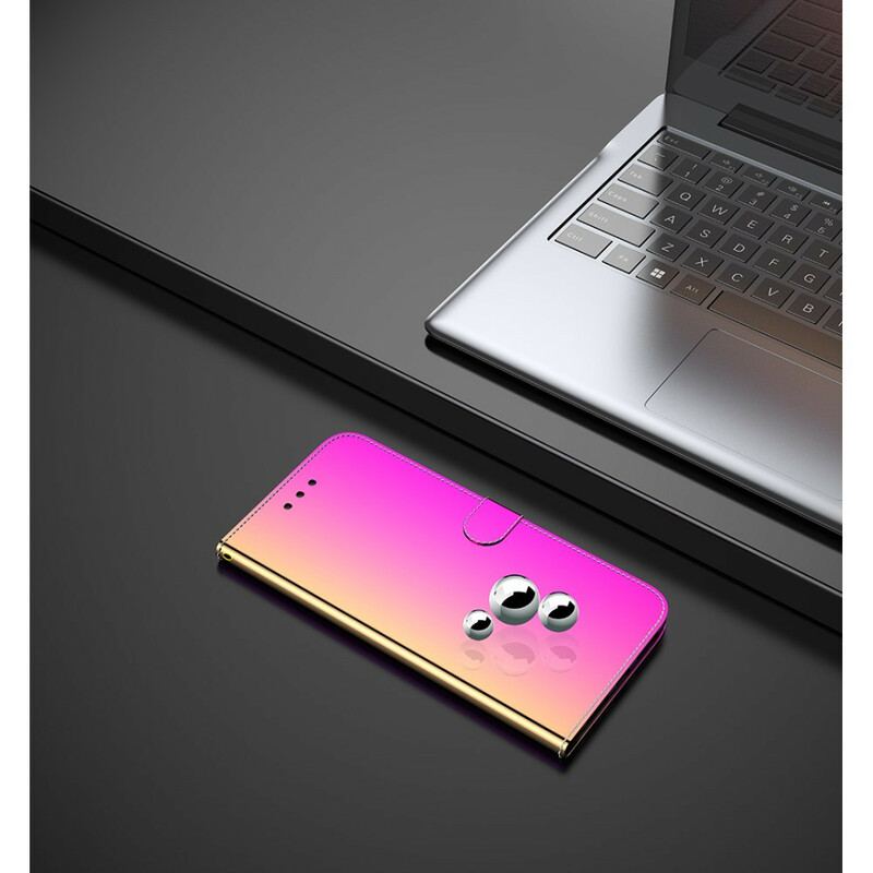 Housse Xiaomi Mi Note 10 / Note 10 Pro Simili Cuir Couverture MIroir