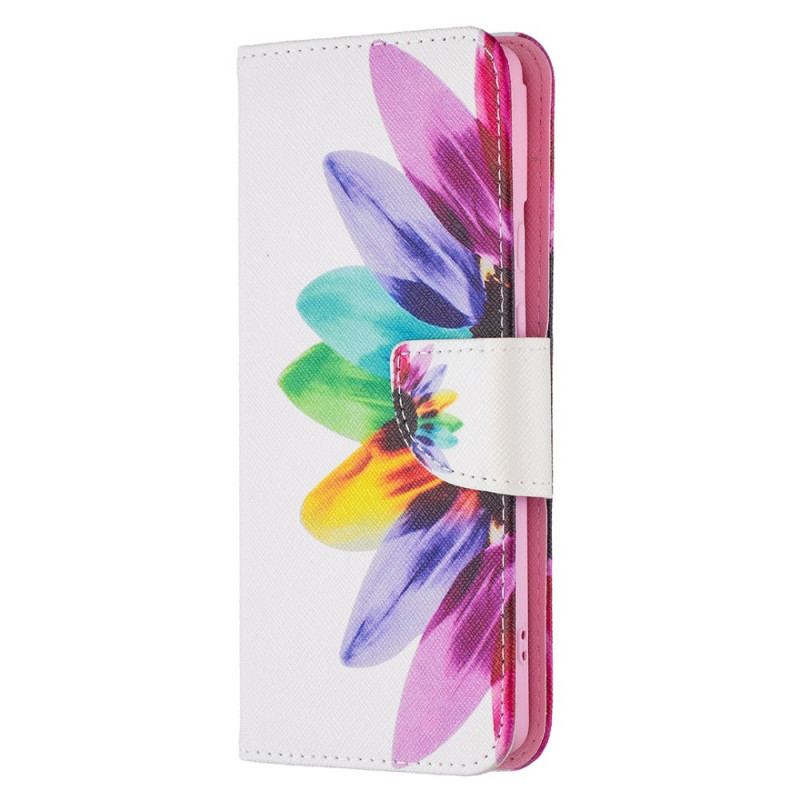 Flip Cover Google Pixel 6 Fleur Aquarelle