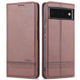 Flip Cover Google Pixel 6 Style Cuir AZNS