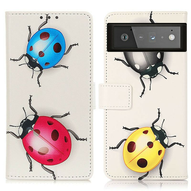 Housse Google Pixel 6 Coccinelles