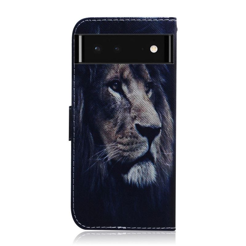 Housse Google Pixel 6 Dreaming Lion