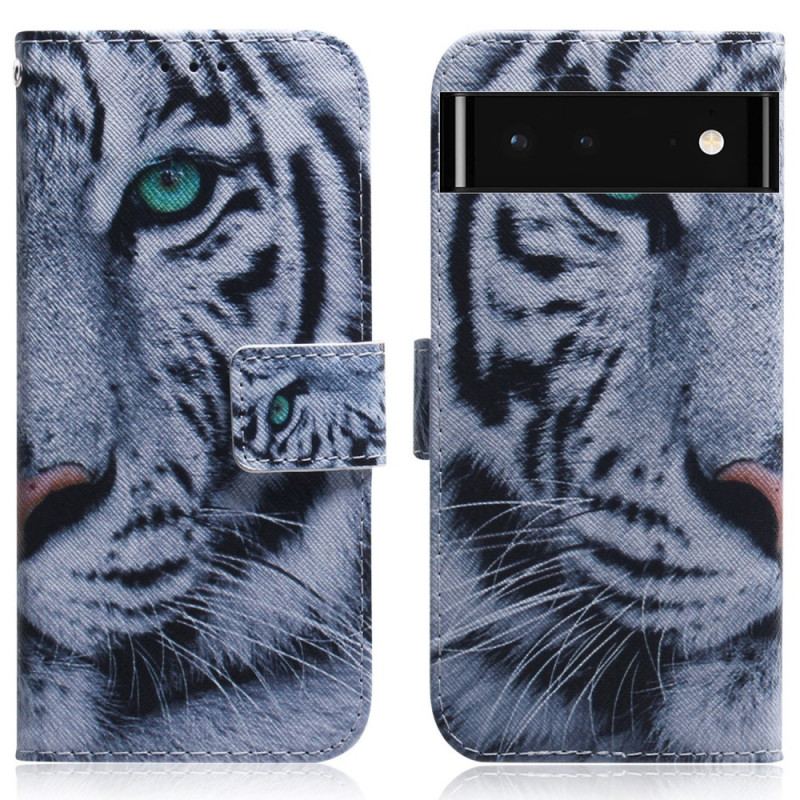 Housse Google Pixel 6 Face de Tigre