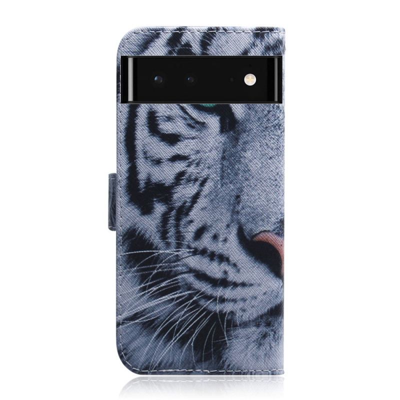 Housse Google Pixel 6 Face de Tigre