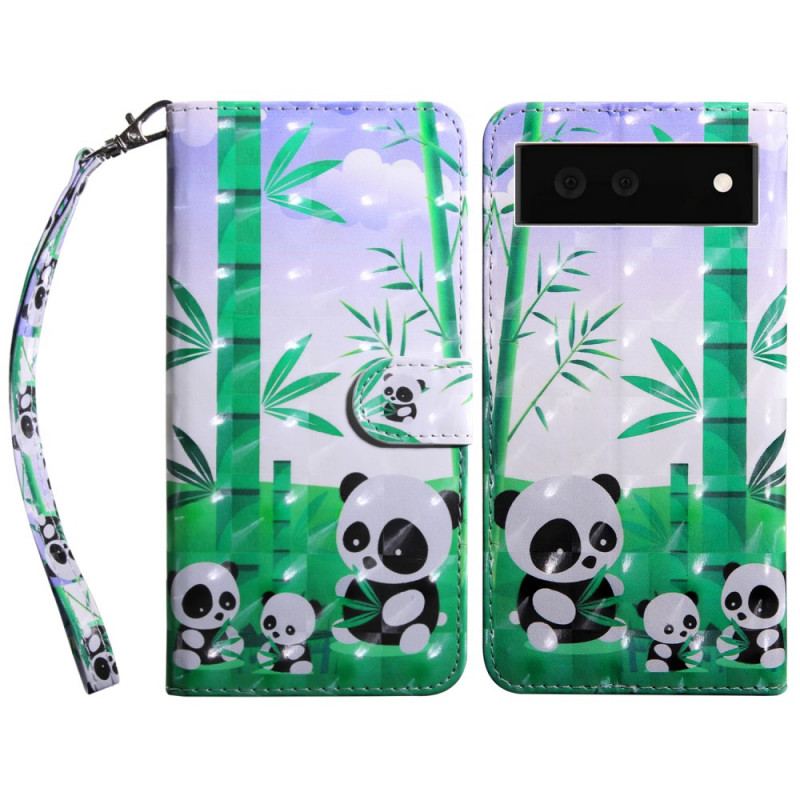 Housse Google Pixel 6 Famille de Panda