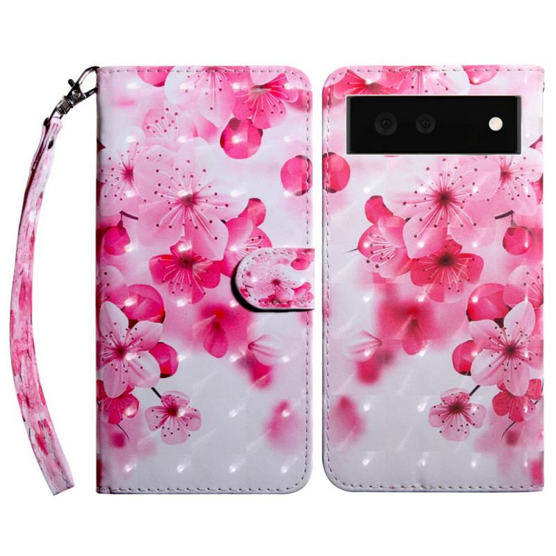 Housse Google Pixel 6 Fleurs Roses