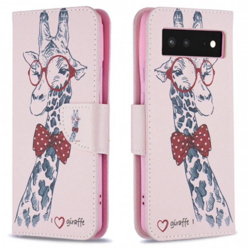 Housse Google Pixel 6 Girafe Intello