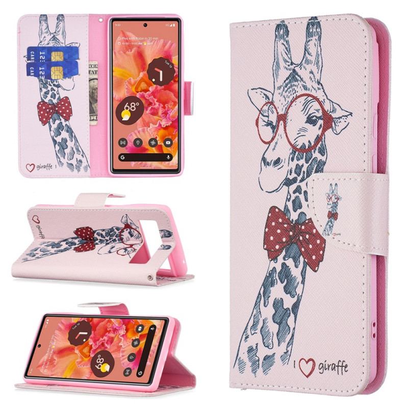 Housse Google Pixel 6 Girafe Intello