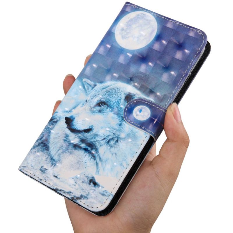 Housse Google Pixel 6 Loup au Claire de Lune