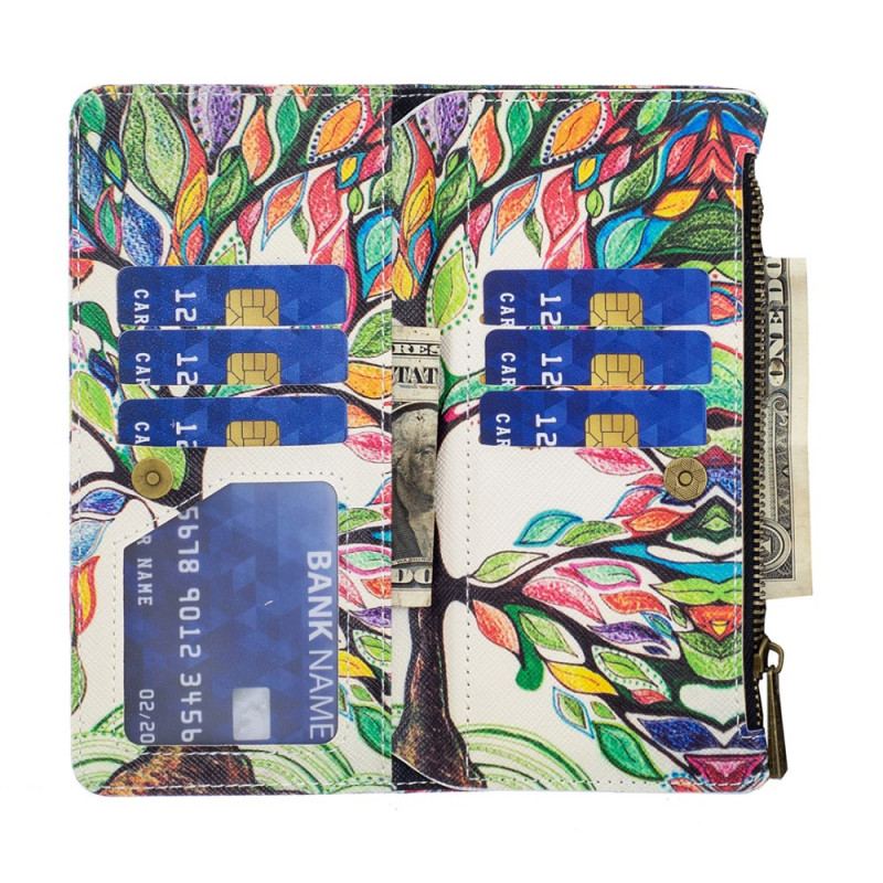 Housse Google Pixel 6 Poche Zippée Arbre