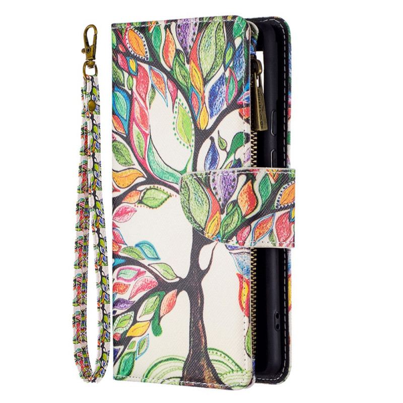 Housse Google Pixel 6 Poche Zippée Arbre