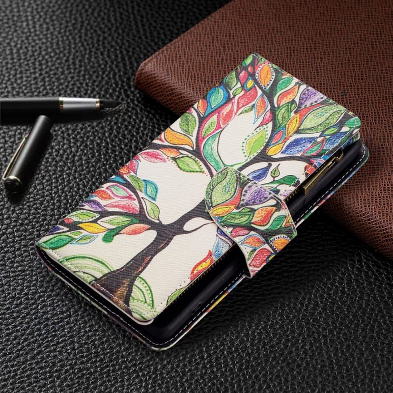 Housse Google Pixel 6 Poche Zippée Arbre