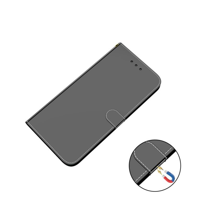 Housse Google Pixel 6 Simili Cuir Couverture Miroir