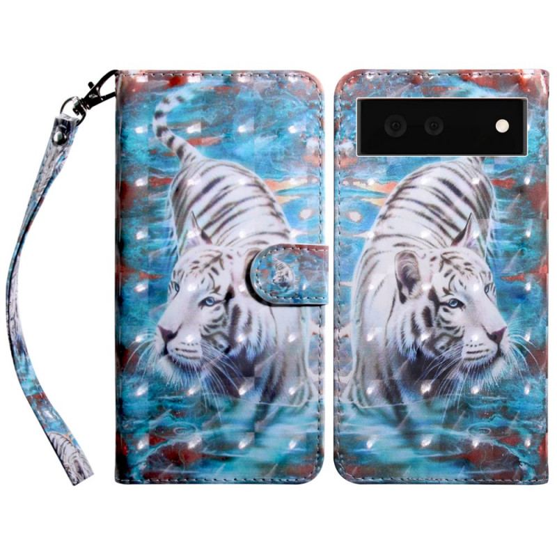 Housse Google Pixel 6 Tigre dans l'Eau