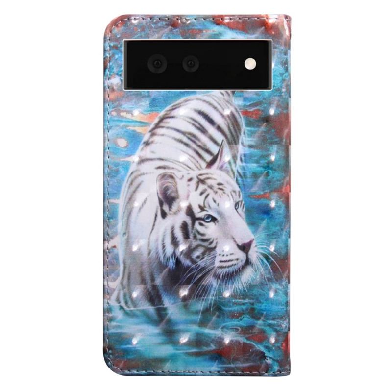 Housse Google Pixel 6 Tigre dans l'Eau