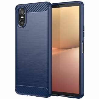 Coque Sony Xperia 10 VI Fibre Carbone Brossée