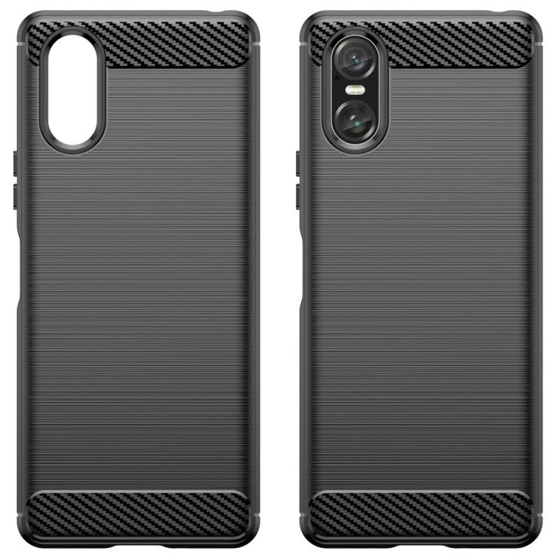 Coque Sony Xperia 10 VI Fibre Carbone Brossée