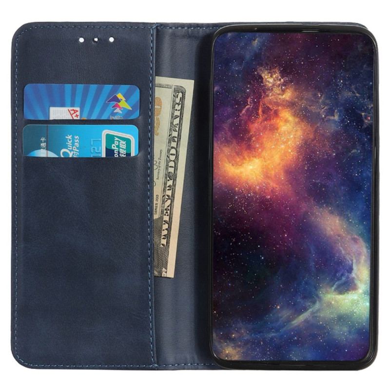 Flip Cover Sony Xperia 10 VI Cuir Fendu