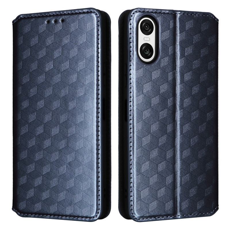 Flip Cover Sony Xperia 10 VI Losanges 3D