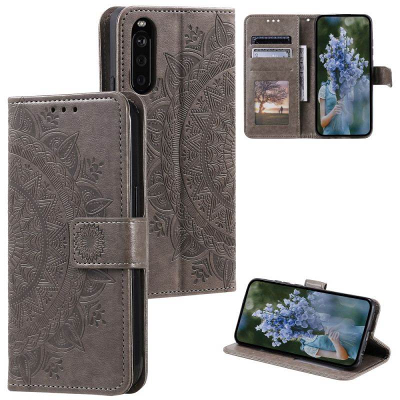 Housse Sony Xperia 10 VI Motif Mandala à Lanière