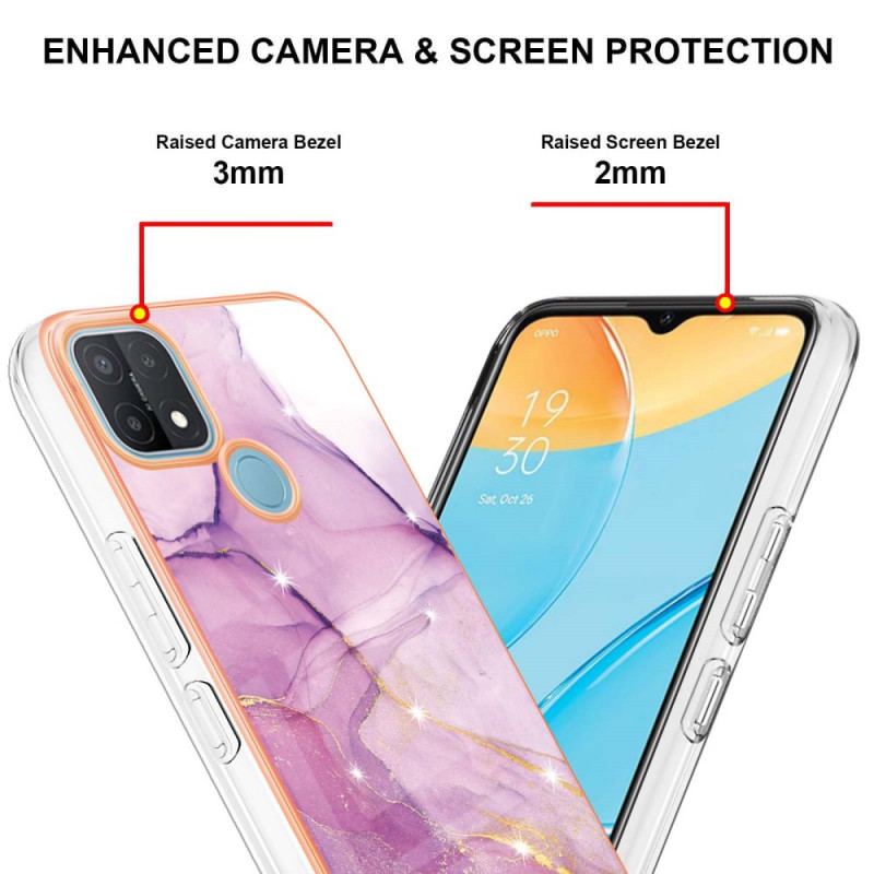 Coque Oppo A15 Marbre