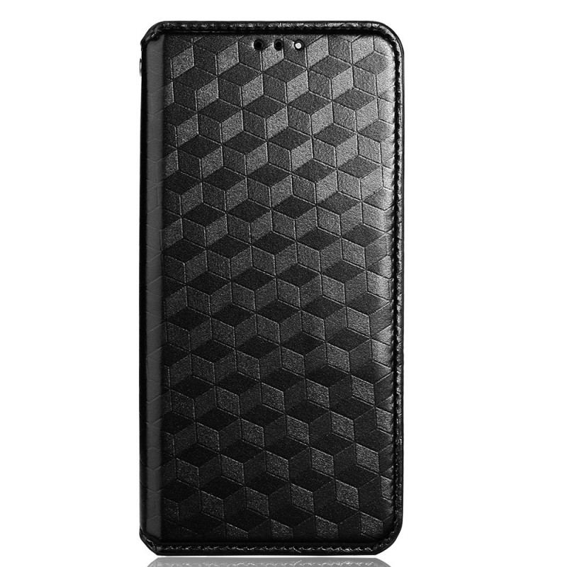 Flip Cover Oppo A15 Effet Cuir Diamant