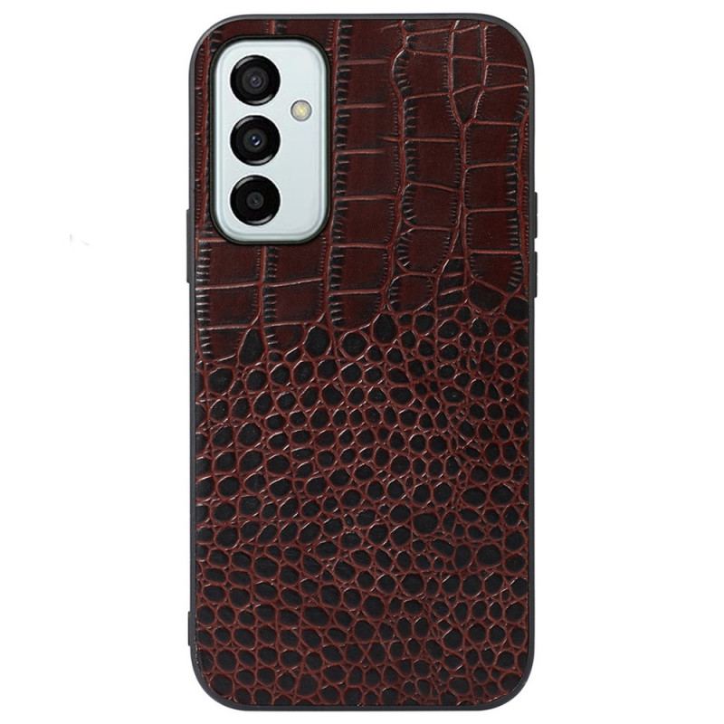 Coque Samsung Galaxy M23 5G Véritable Cuir Texture Crocodile