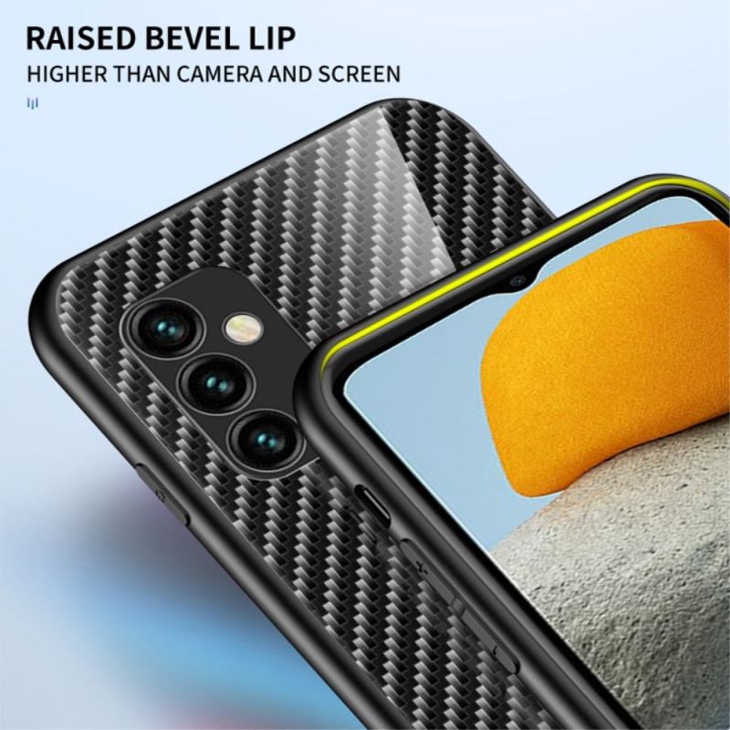 Coque Samsung Galaxy M23 5G Verre Trempé Fibre Carbone