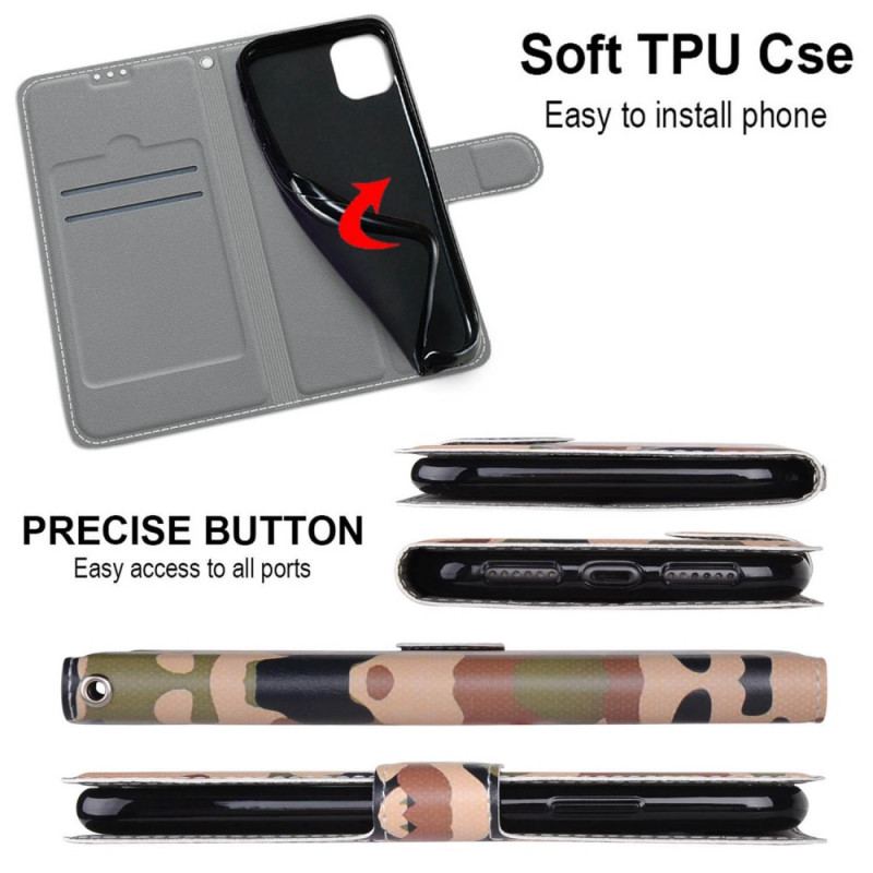 Housse Samsung Galaxy M23 5G Camouflage Militaire