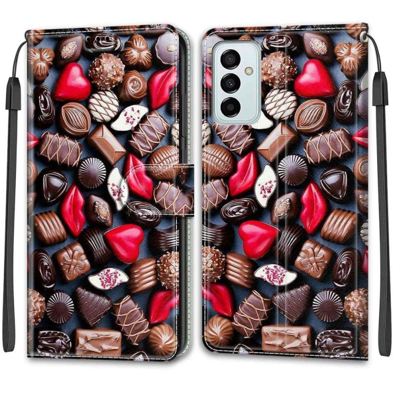 Housse Samsung Galaxy M23 5G Chocolats